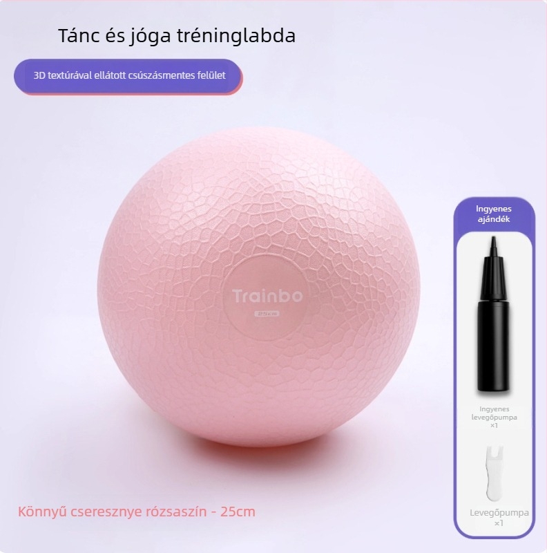 Pilates jóga labda csúszásmentes textúrával a középponti izmok edzéséhez — PVC, 150 g, Trainbo