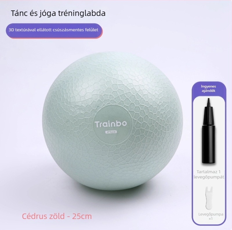 Pilates jóga labda csúszásmentes textúrával a középponti izmok edzéséhez — PVC, 150 g, Trainbo