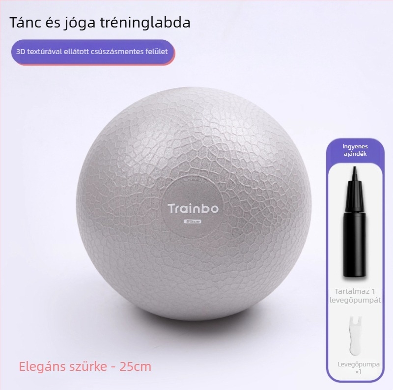 Pilates jóga labda csúszásmentes textúrával a középponti izmok edzéséhez — PVC, 150 g, Trainbo