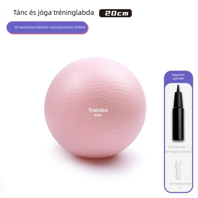 Pilates jóga labda csúszásmentes textúrával a középponti izmok edzéséhez — PVC, 150 g, Trainbo