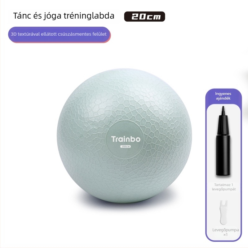 Pilates jóga labda csúszásmentes textúrával a középponti izmok edzéséhez — PVC, 150 g, Trainbo