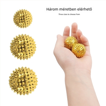 Mágneses PVC masszázsgömb kézi terápiához, nem felfújható, súly 46,9 g