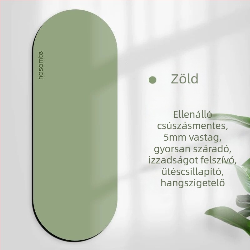 Női jóga matrac, 8 mm vastagság, csúszásmentes, hangtalan, kompozit anyag