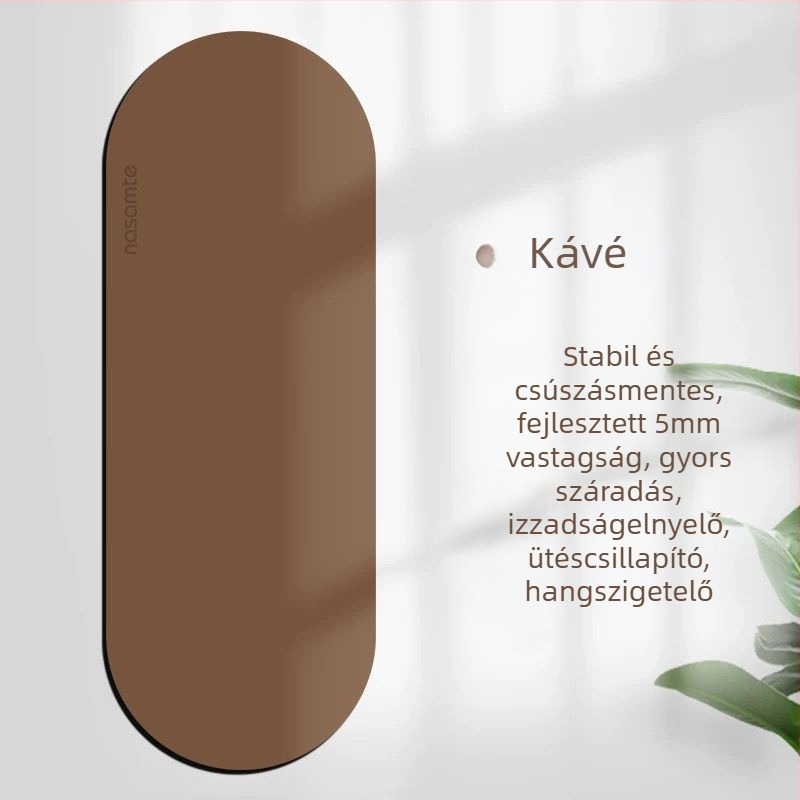 Női jóga matrac, 8 mm vastagság, csúszásmentes, hangtalan, kompozit anyag