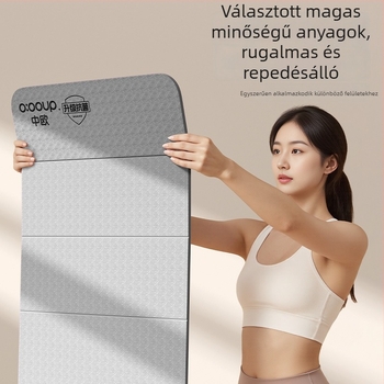 Összecsukható, csúszásmentes jóga matrac TPE-ből, 8 mm vastagság, 1,1 kg