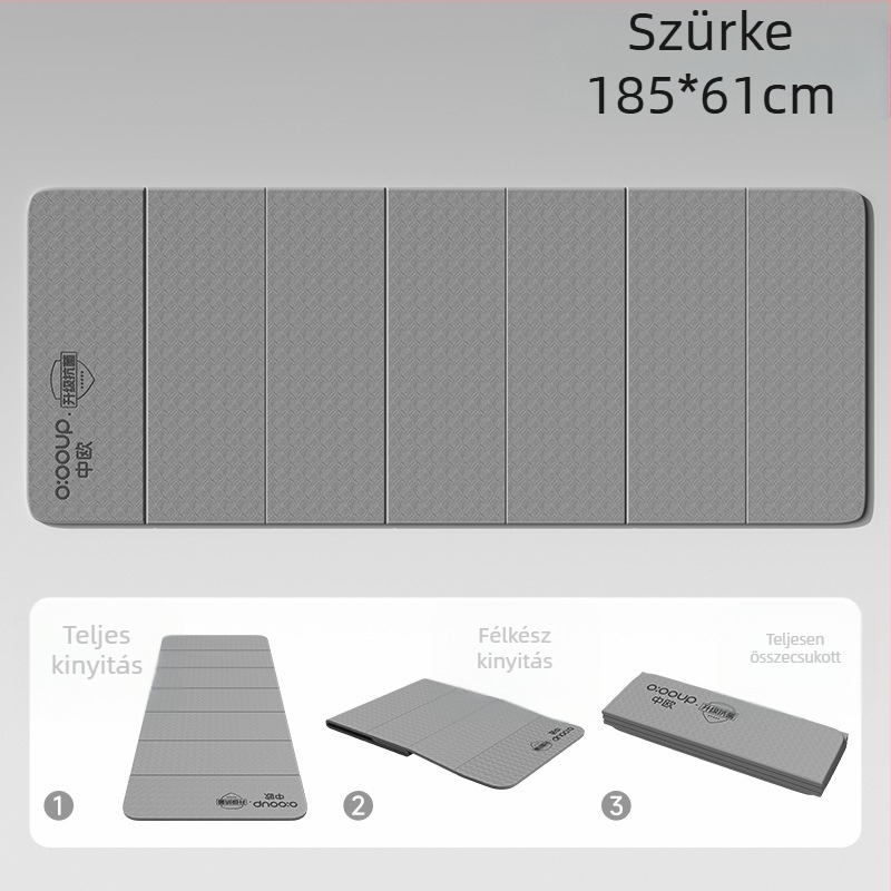 Összecsukható, csúszásmentes jóga matrac TPE-ből, 8 mm vastagság, 1,1 kg
