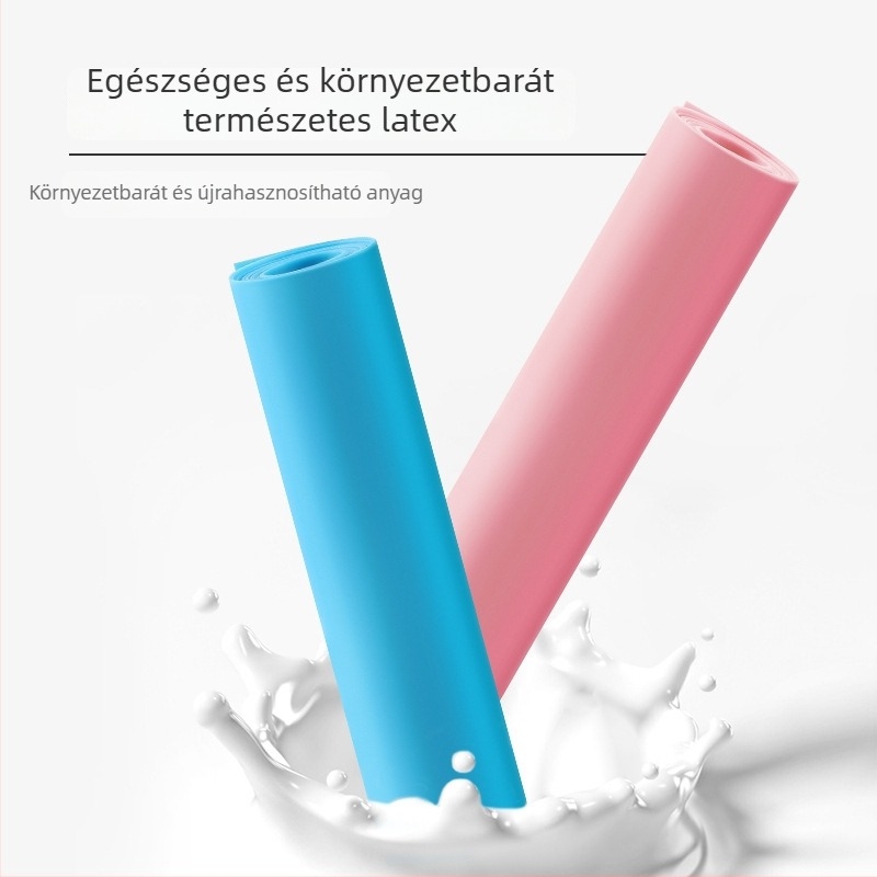 Jóga feszítőöv csípő edzéséhez – csúszásmentes latex ellenálláspánt, hát- és vállnyújtáshoz, modell JSQC05