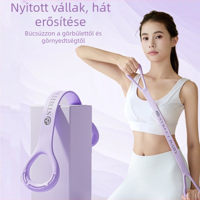 Lingze 8-as alakú feszítő, szilikonból, 0.12 kg, vállnyitásra és hát formálására