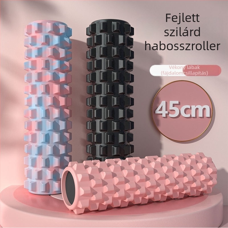 EVA habhenger izomlazításra és fascia masszázsra, lábmasszázs pálca fitneszhez és jóga