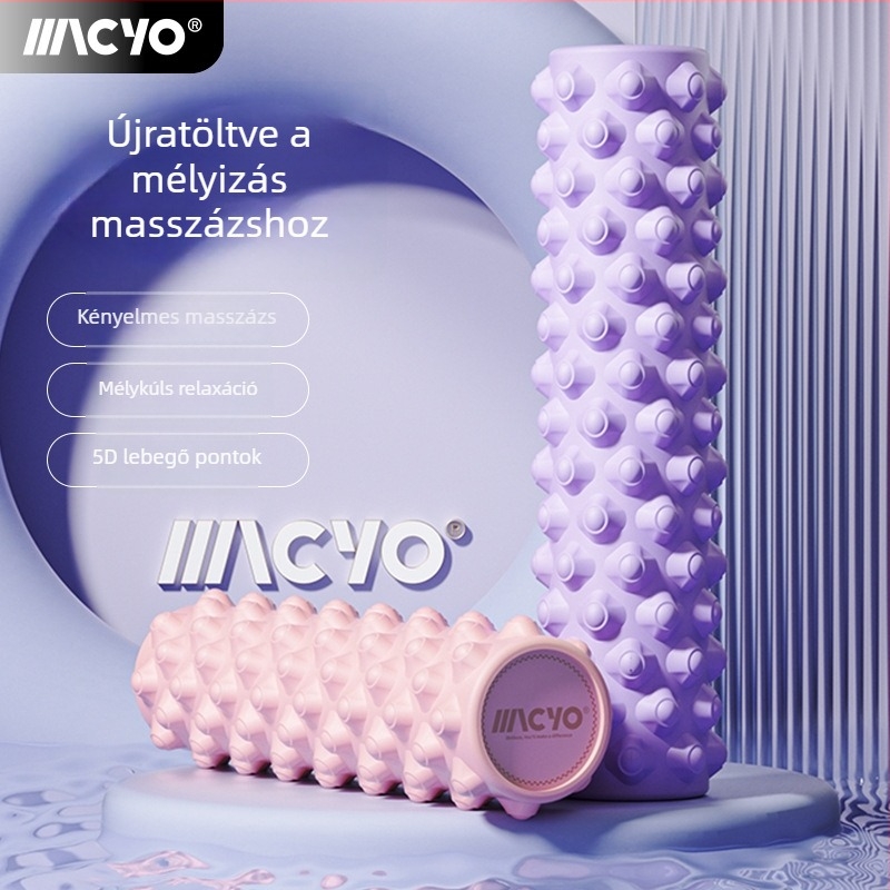 Jóga masszázs roller (Anyag: PP; Márka: Macyo/Mcuyang)