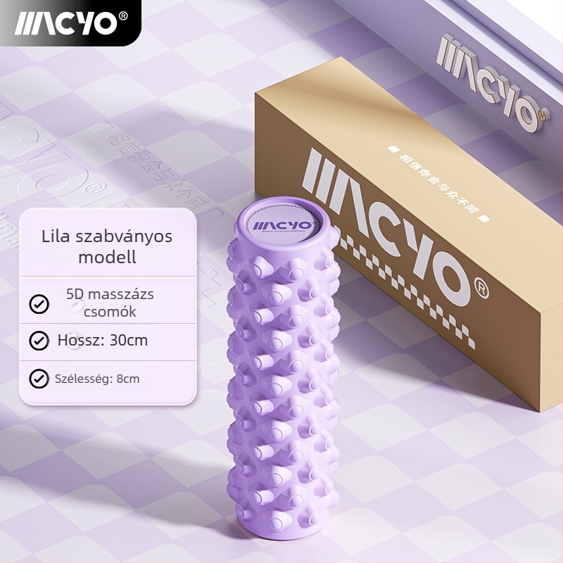 Jóga masszázs roller (Anyag: PP; Márka: Macyo/Mcuyang)