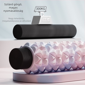 EVA habmasszázs görgő — izomlazítás, láb masszázs, 540 g (szilárd) / 760 g (üreges)