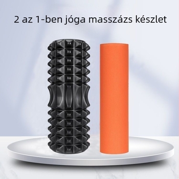 Kétfunkciós crescent alakú jóga habtekercs hátsó nyújtáshoz – Nyitott hát dizájn, Szilárd hab tengely; Anyag: Egyéb; Márka: Egyéb