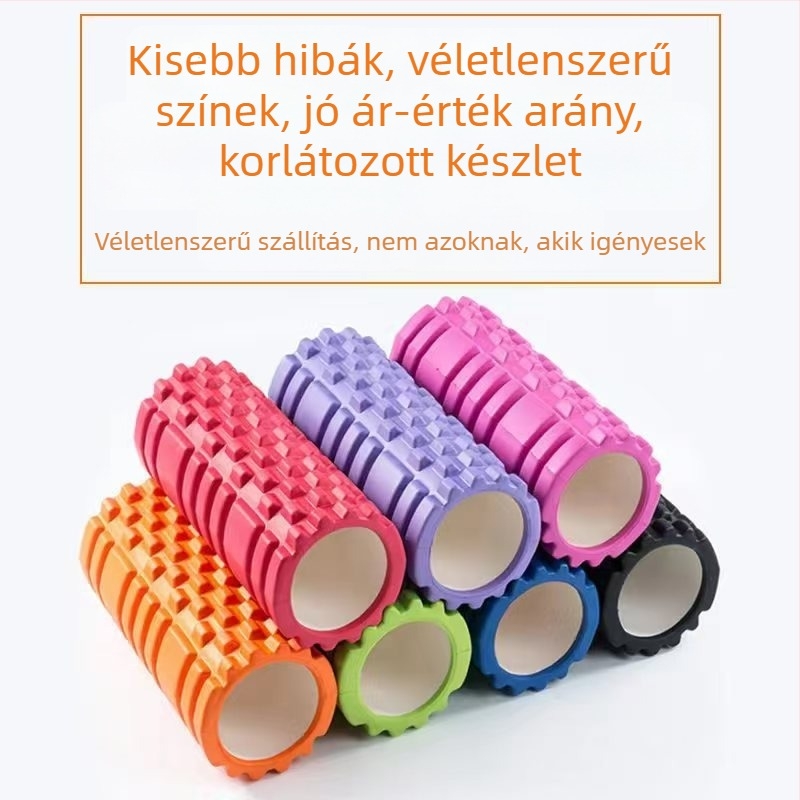 Jóga habroló texturált felülettel - EVA + PVC, saját márka