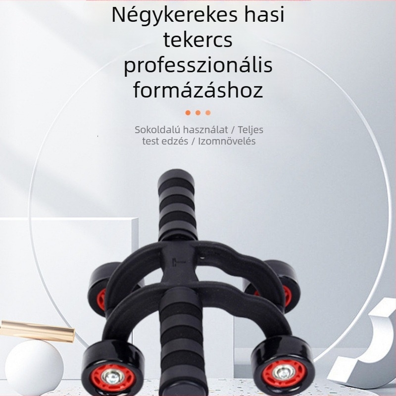 Okos anti-slip haskerék beltéri használatra — egykerekes testroller a has és derék karcsúsításához, halk működés