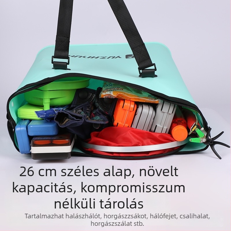 EVA tengeri horgász táska, vízálló, multifunkcionális tároló a horgászathoz: csali feltöltése, zsinór telepítése, orsó felszerelése