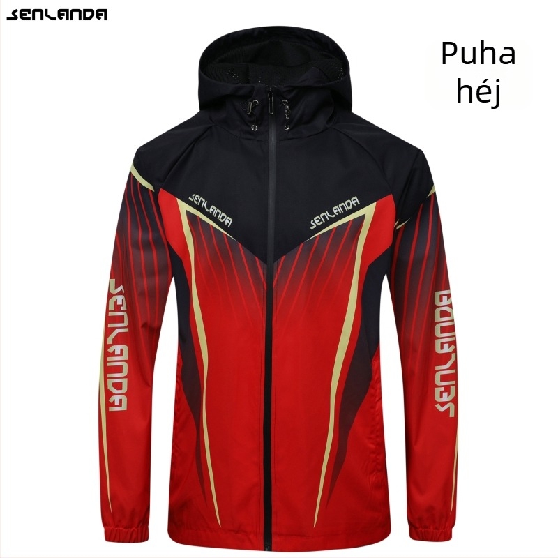 Uniszex horgászzseki, vízálló, szélálló, lélegző, meleg fleece béléssel
