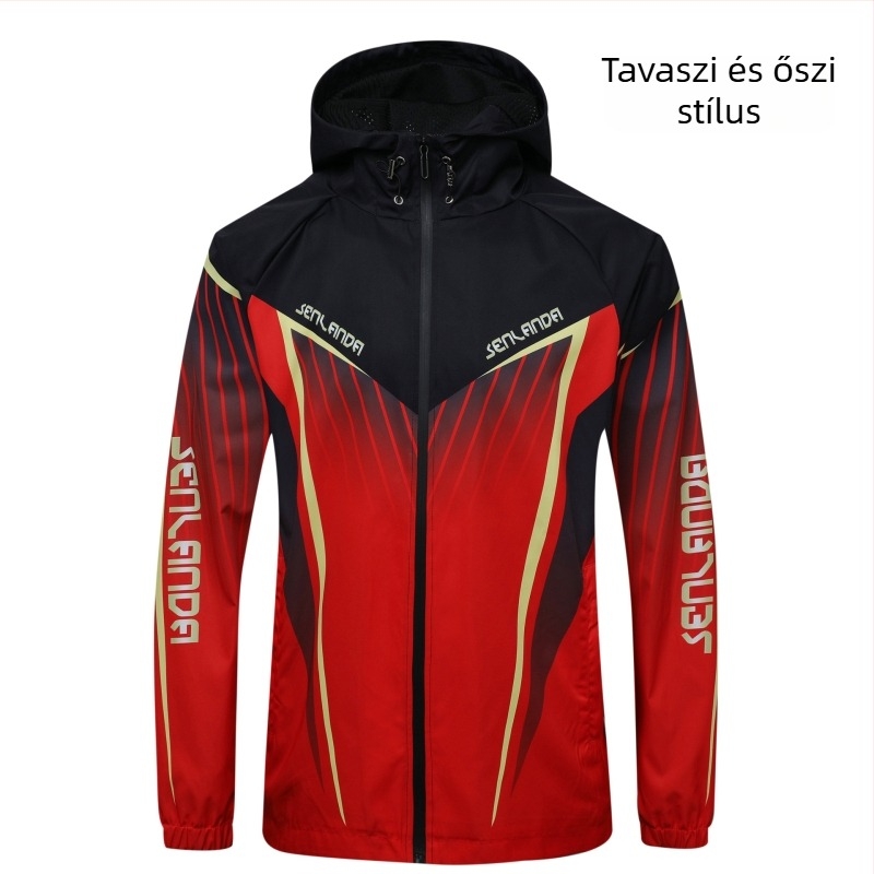 Uniszex horgászzseki, vízálló, szélálló, lélegző, meleg fleece béléssel