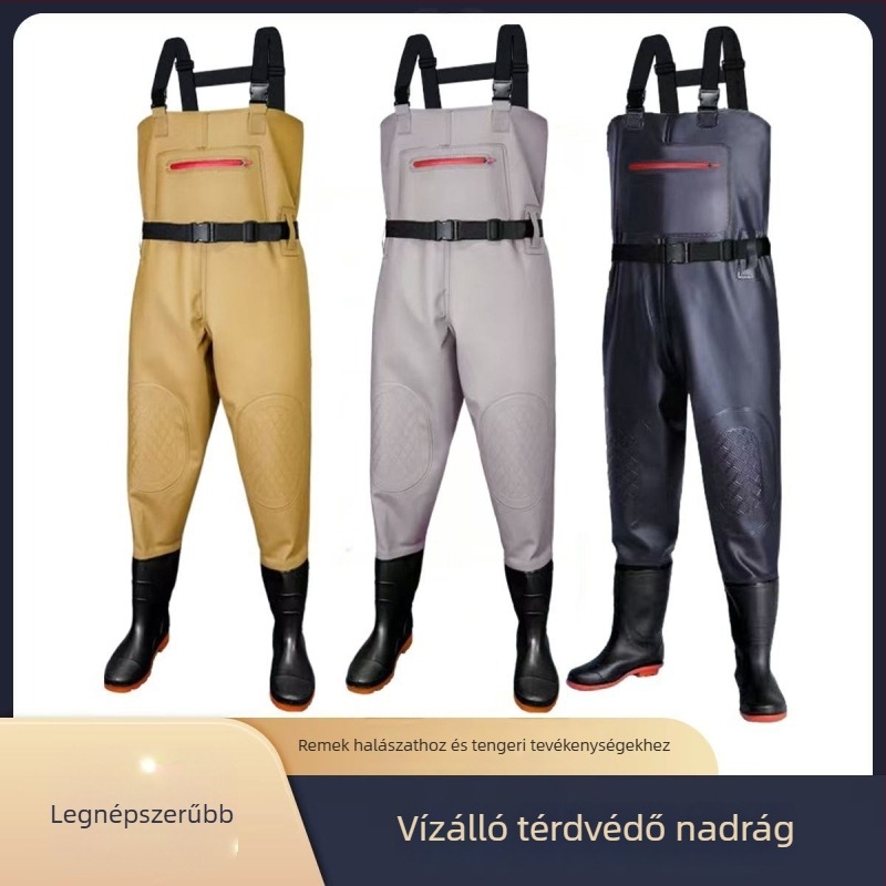 Vízhatlan halászati overall mellénnyel, EVENT anyag, sugárzásvédelmi funkció, tavasz, férfiak