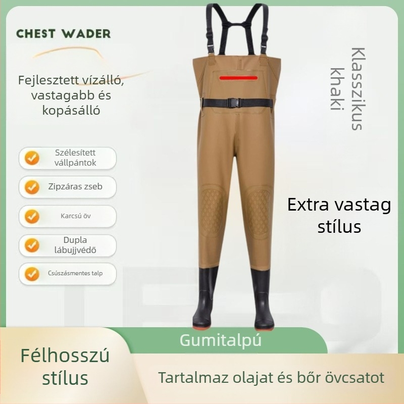 Vízhatlan halászati overall mellénnyel, EVENT anyag, sugárzásvédelmi funkció, tavasz, férfiak