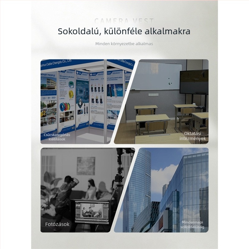 Egyedi logóval ellátott munkás mellény, vízálló, karcsúsított szabású