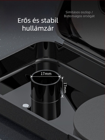 Camper többfunkciós horgászati zsinór tároló doboz tekercselő mechanizmussal, ABS anyag