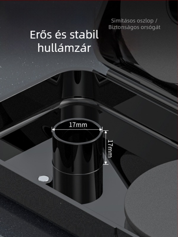 Camper többfunkciós horgászati zsinór tároló doboz tekercselő mechanizmussal, ABS anyag
