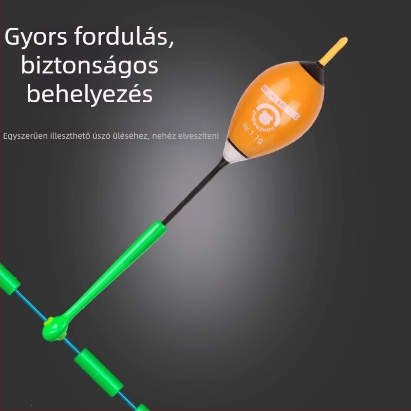Műanyag horgász úszó patakokhoz, sekély vízre tervezve