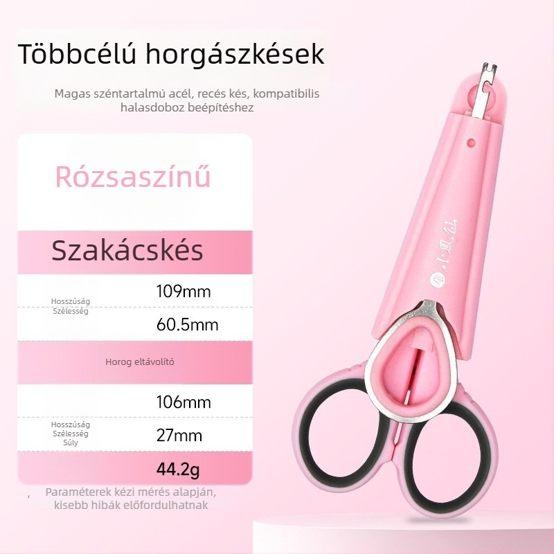 Horgászolló rozsdamentes acélból, multifunkcionális, márka Little Phoenix fairy.