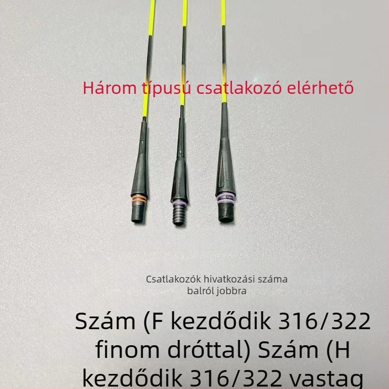 316/425 Hosszított fekete elektronikus úszófarok kiegészítő, 1,2 mm, színváltó horoggal éjszakai karász pecázáshoz, vékony, kemény farok