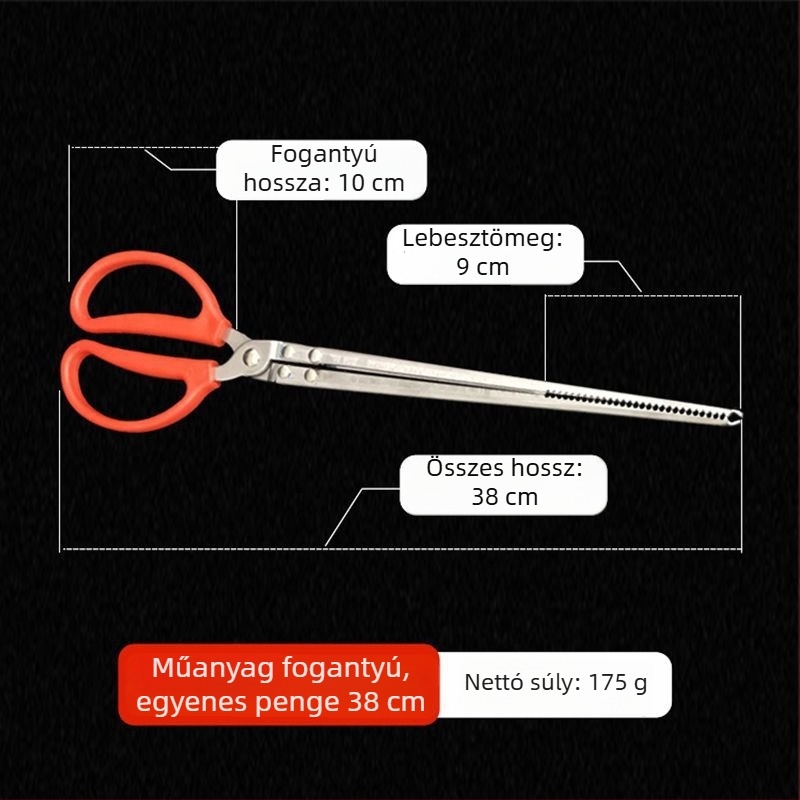 Mindenfunkciós tengeri fogóklipsz hosszú nyelekkel – vasból készült, márka Default items