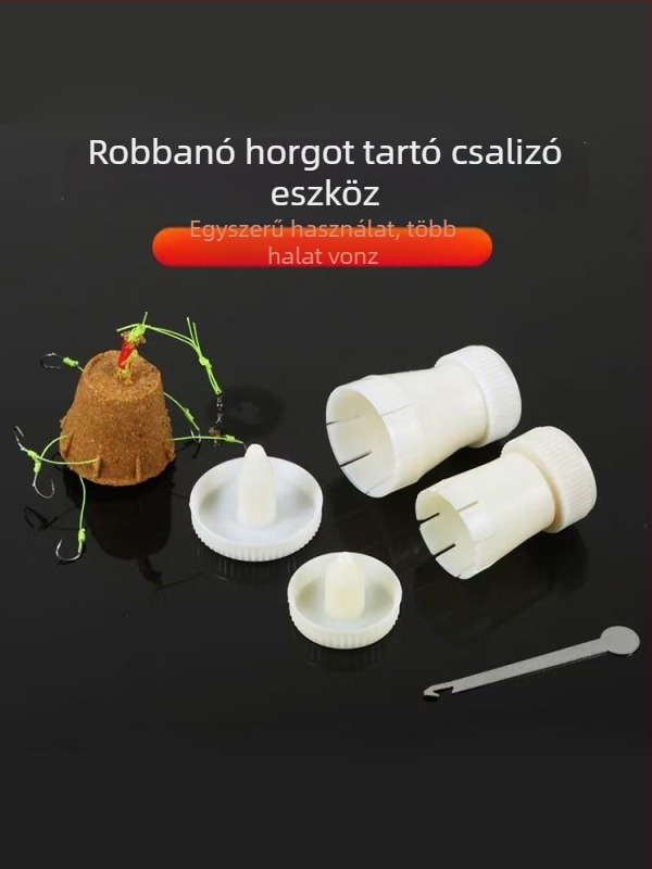 Horgászathoz való eszköz a csalihalak formázására és préselésére – tömítő forma a feltöltéshez
