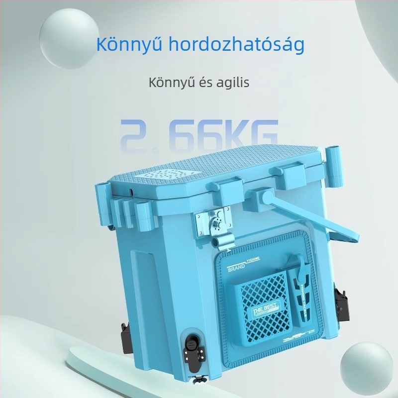 Jiazhi Horgászdoboz – Teljes készlet horgász vödörrel és élőhalas dobozzal vad horgászathoz