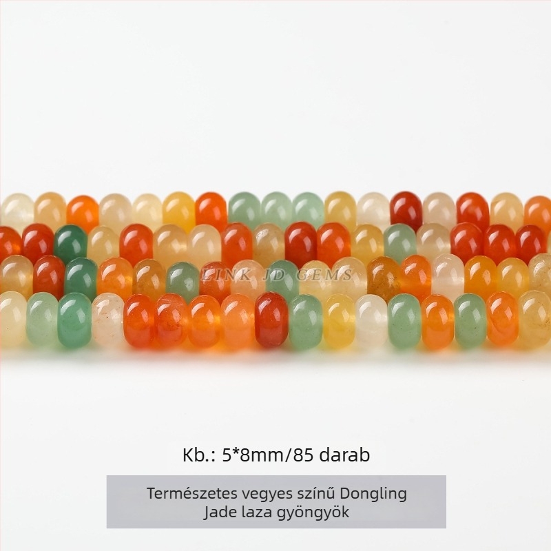 Aventurin gömb gyöngyök, vegyes színek, 8 mm, DIY ékszerekhez, divatos kiegészítők