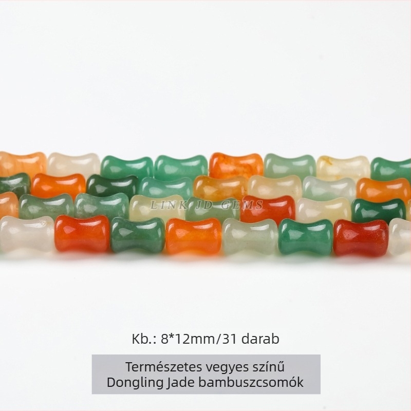 Aventurin gömb gyöngyök, vegyes színek, 8 mm, DIY ékszerekhez, divatos kiegészítők