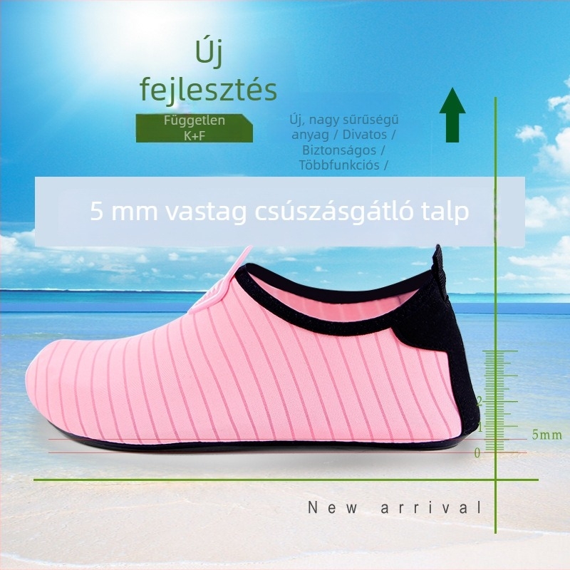 Uniszex minimál vízicipő – strand, jóga és beltéri használatra