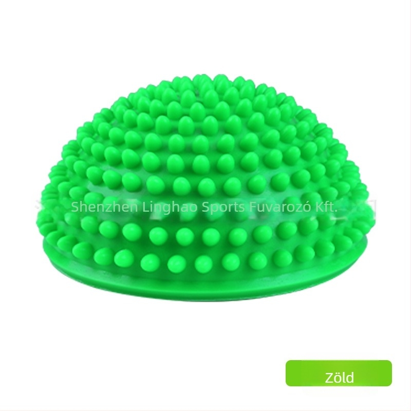 Gyerekeknek készült jóga labda tüskés felülettel talpmasszázs és egyensúly-gyakorlathoz | PVC | 300 g | Felfújható | Saiaoty