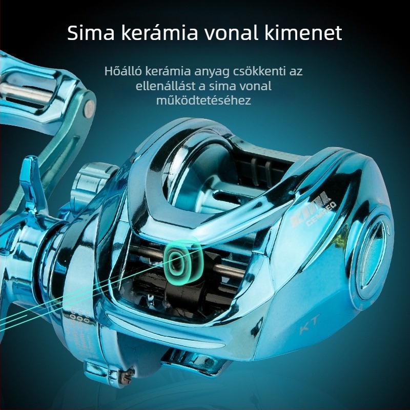 Comere horgászorsó, UV-kezelésű fém felület, hosszú dobás, univerzális tengeri és édesvízi használatra (40 darab/csomag)
