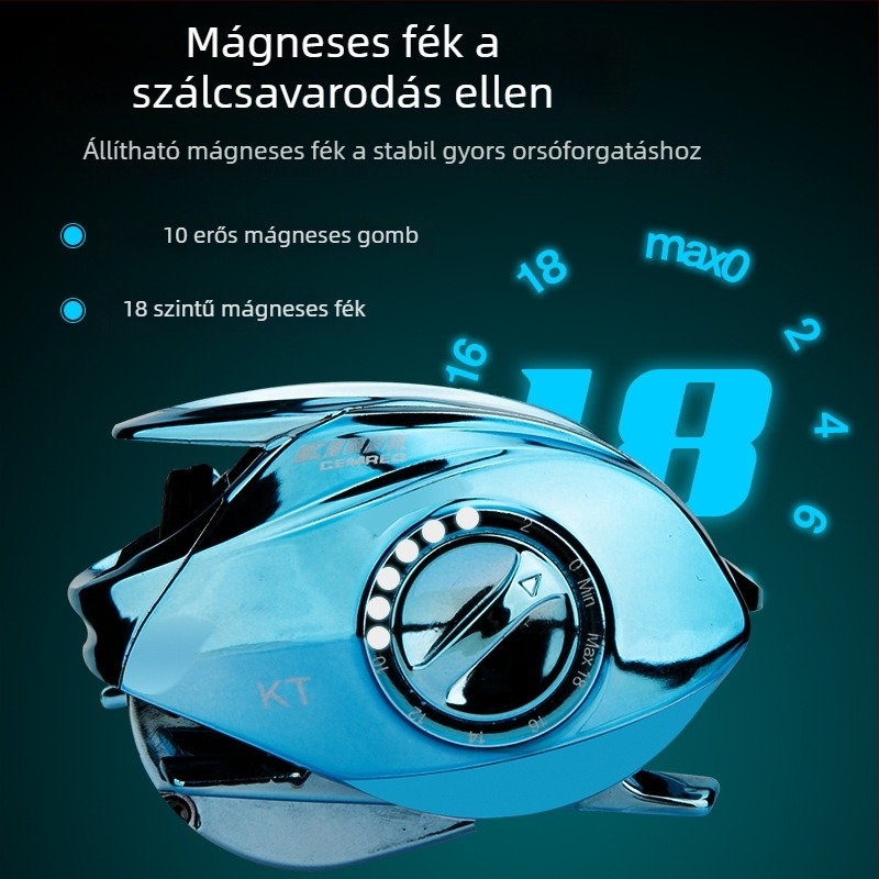 Comere horgászorsó, UV-kezelésű fém felület, hosszú dobás, univerzális tengeri és édesvízi használatra (40 darab/csomag)
