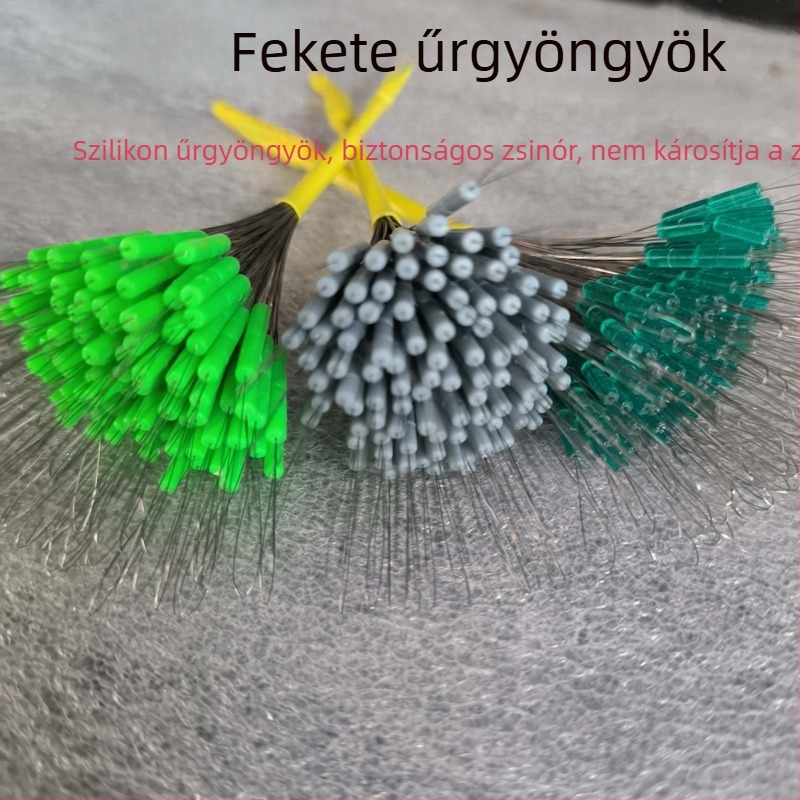 Szilikon Space Beads fekete tónál – szoros illeszkedésű spacerek és kiegészítők a fő zsinórhoz