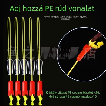 Szilikon Space Bean készlet a fő zsinórhoz - teljes kiegészítő készlet fejlett horgászathoz