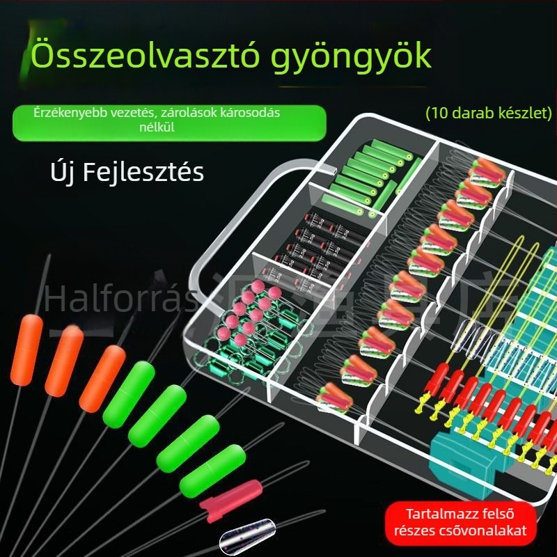 Szilikon Space Bean készlet a fő zsinórhoz - teljes kiegészítő készlet fejlett horgászathoz