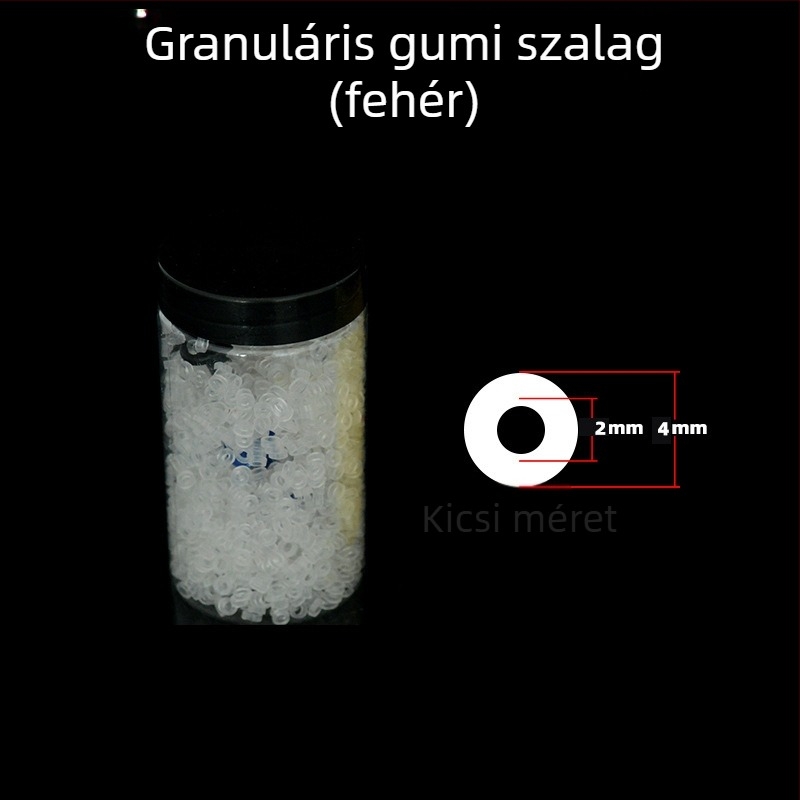 Horgászati kellékek kiegészítők: féregklipsz, csali pelletok, hordóba csomagolt alkatrészek; Márka Hongchuan; Anyag: Gumi