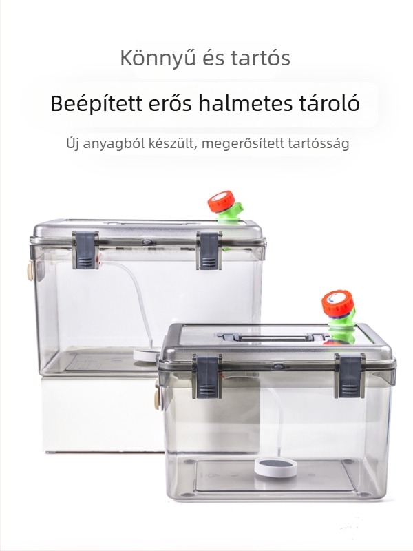 Autóba szerelt zárt halas kanna élő halak szállítására (vastagított, szivárgás elleni) - Anyag: selyem virág; Bruttó tömeg: Egyéb
