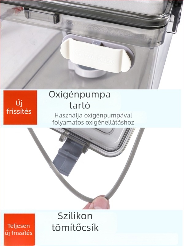 Autóba szerelt zárt halas kanna élő halak szállítására (vastagított, szivárgás elleni) - Anyag: selyem virág; Bruttó tömeg: Egyéb