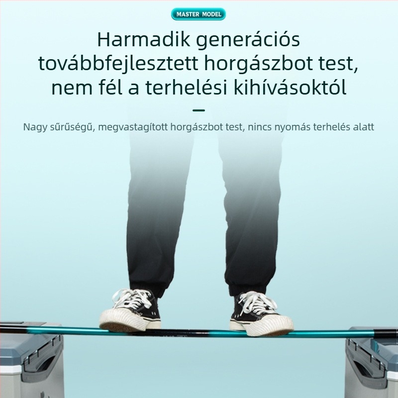 Benno Szénszálas teleszkópos hálórúdkészlet — Ultra könnyű, ultra kemény