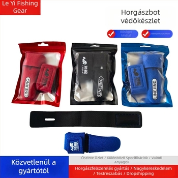 Gumi heveder készlet horgászbotokhoz Velcro-vel – botvédő készlet