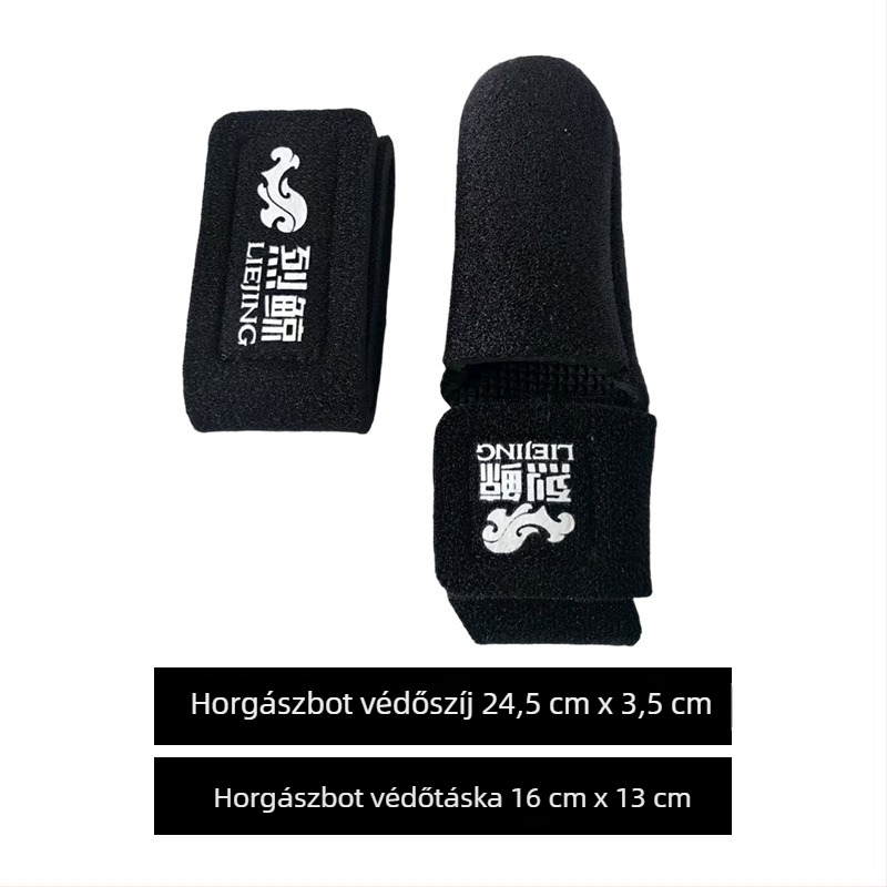 Gumi heveder készlet horgászbotokhoz Velcro-vel – botvédő készlet