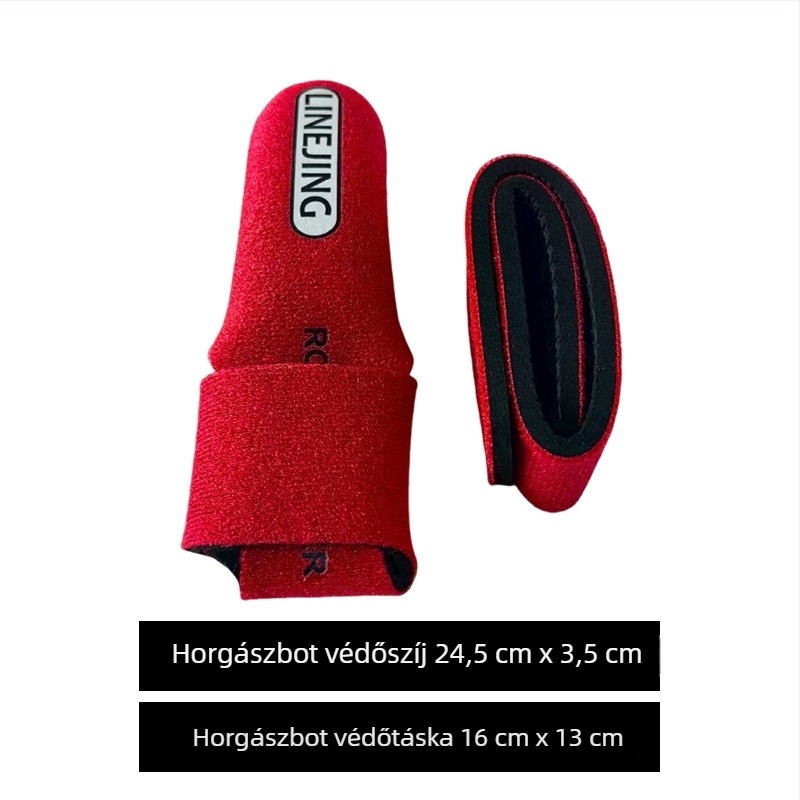 Gumi heveder készlet horgászbotokhoz Velcro-vel – botvédő készlet