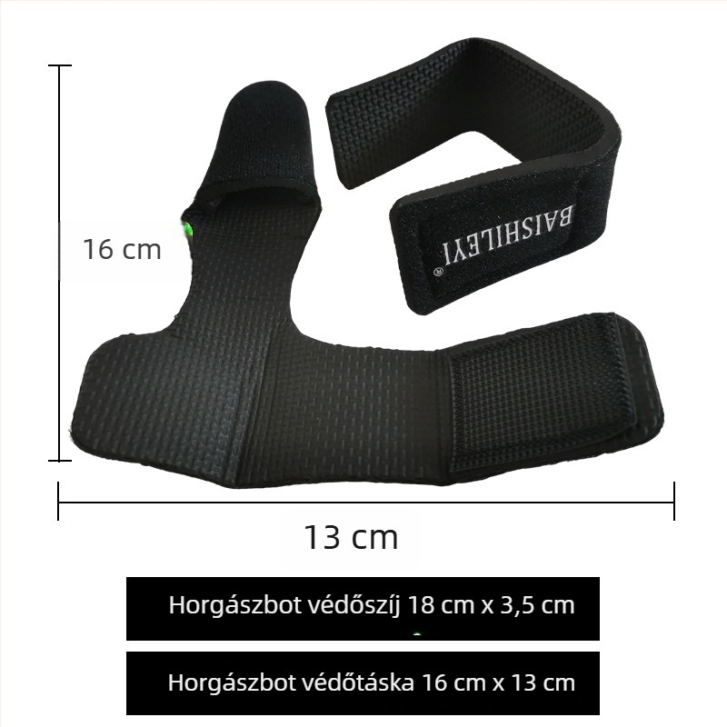 Gumi heveder készlet horgászbotokhoz Velcro-vel – botvédő készlet